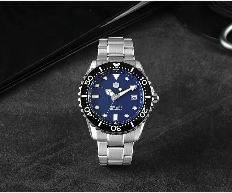 San Martin New 44mm Men's Diving Watch SN0009