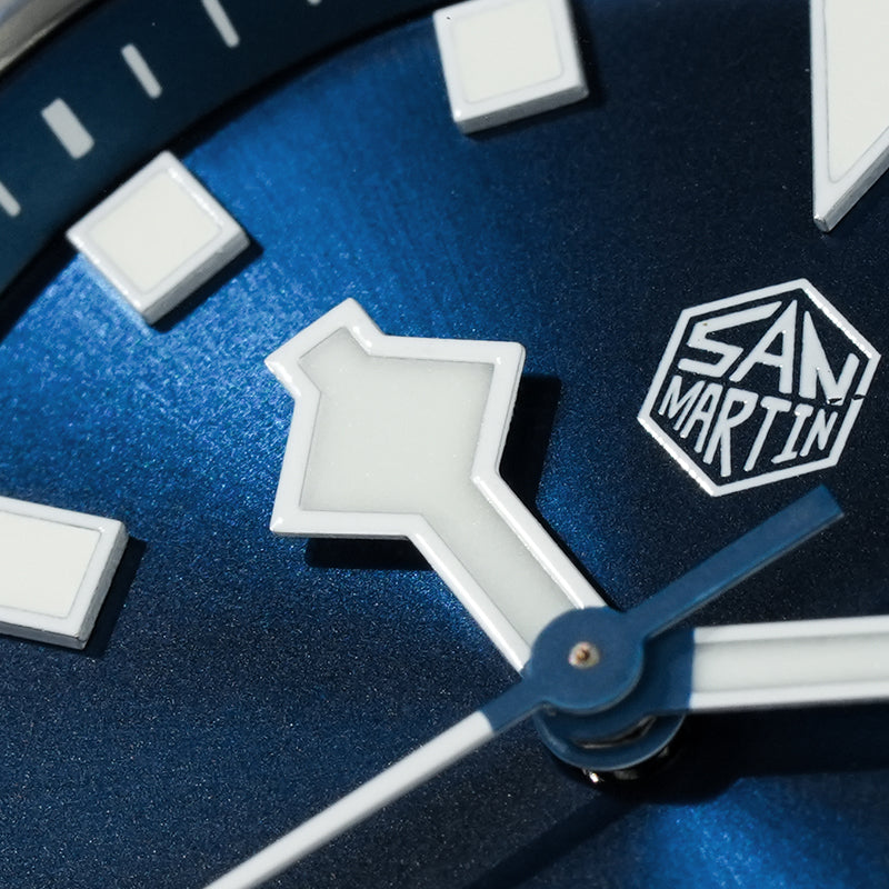 San Martin Titanium 39mm Sunray Dial Dive Watch SN0121T