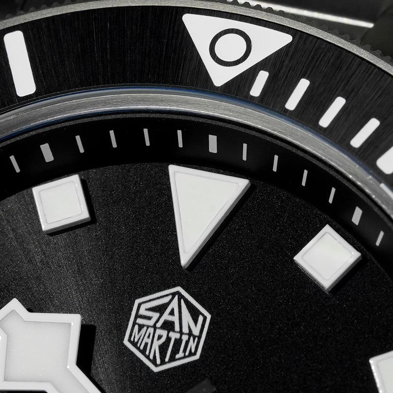 San Martin Titanium 39mm Sunray Dial Dive Watch SN0121T