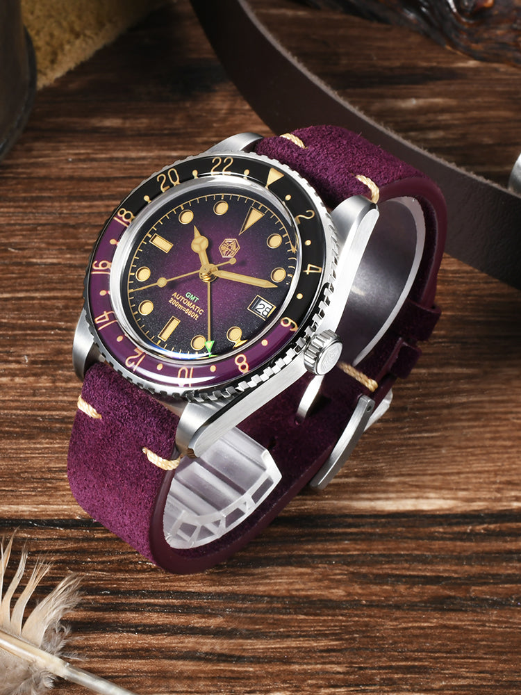San Martin 40mm Retro NH34 GMT Watch SN0134