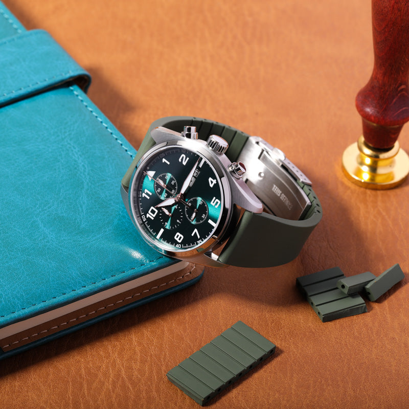 Cut-to-Size CTS FKM Rubber Watch Strap