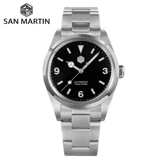 San Martin 39mm Explorer Men Watch SN020G2