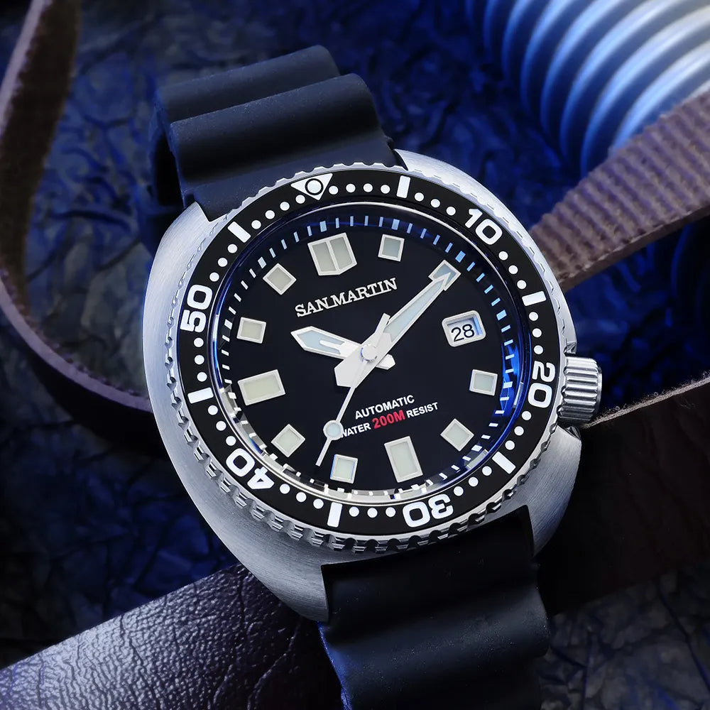 San Martin diving watch 6309 abalone watch male SN057