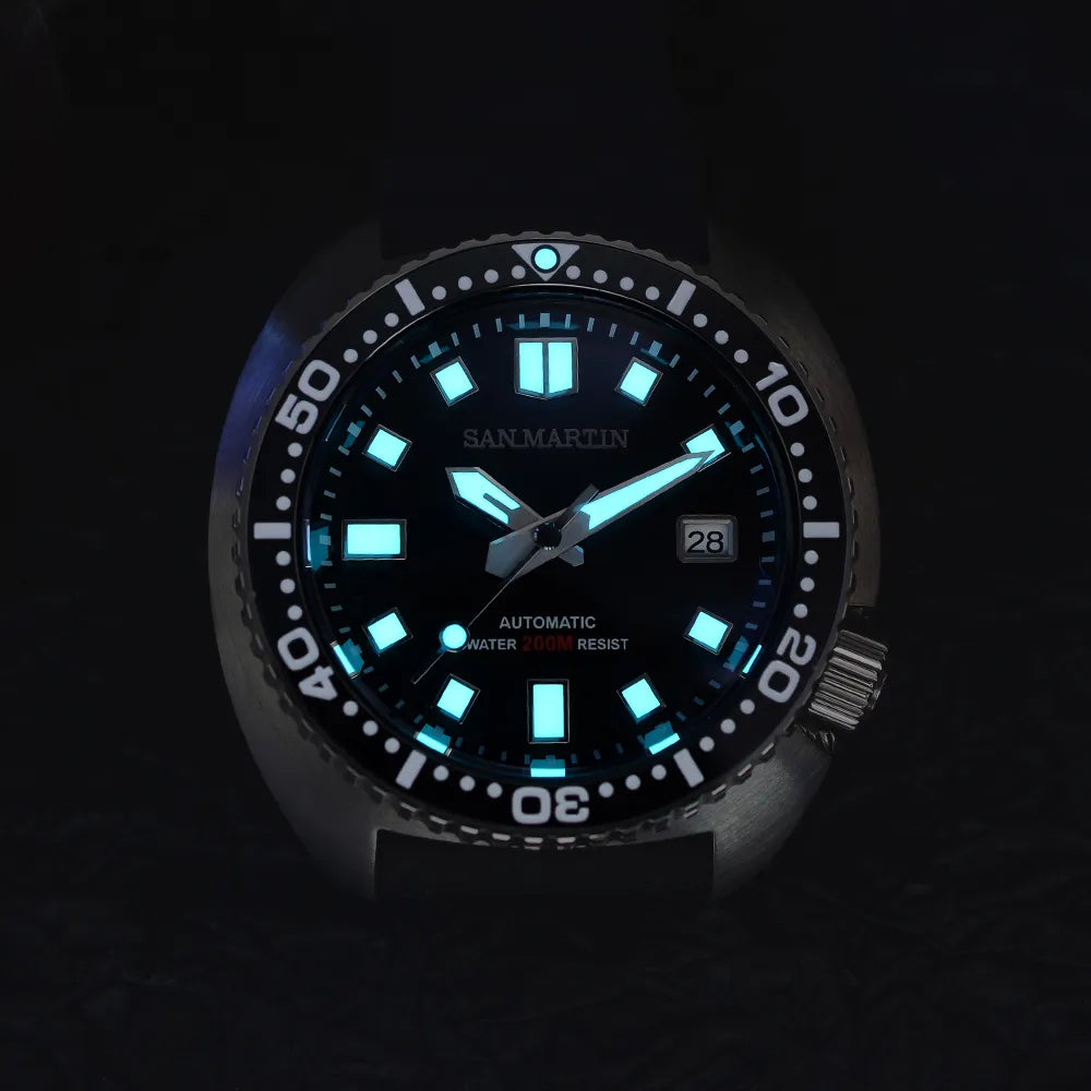 San Martin diving watch 6309 abalone watch male SN057