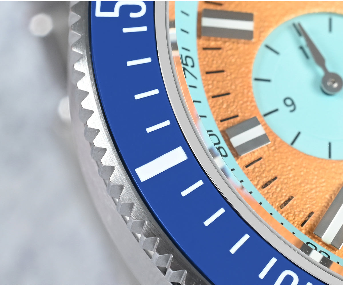 San Martin 40mm Chronograph Watch Peacock SL-4801 Automatic Movement SN0118G-JS