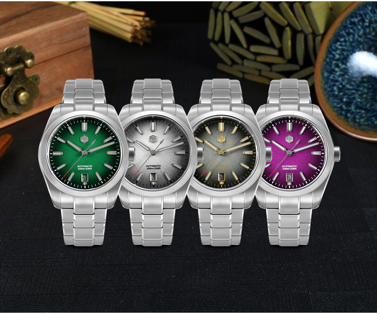 San Martin 36/39/42mm SN0144 JianZhan Dial Miyota 9015 Original Design Watches