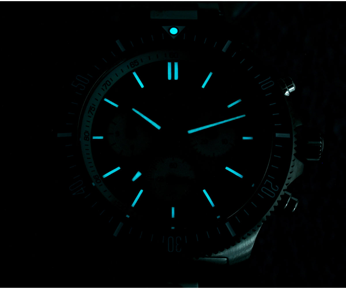 San Martin 40mm Chronograph Watch Peacock SL-4801 Automatic Movement SN0118G-JS