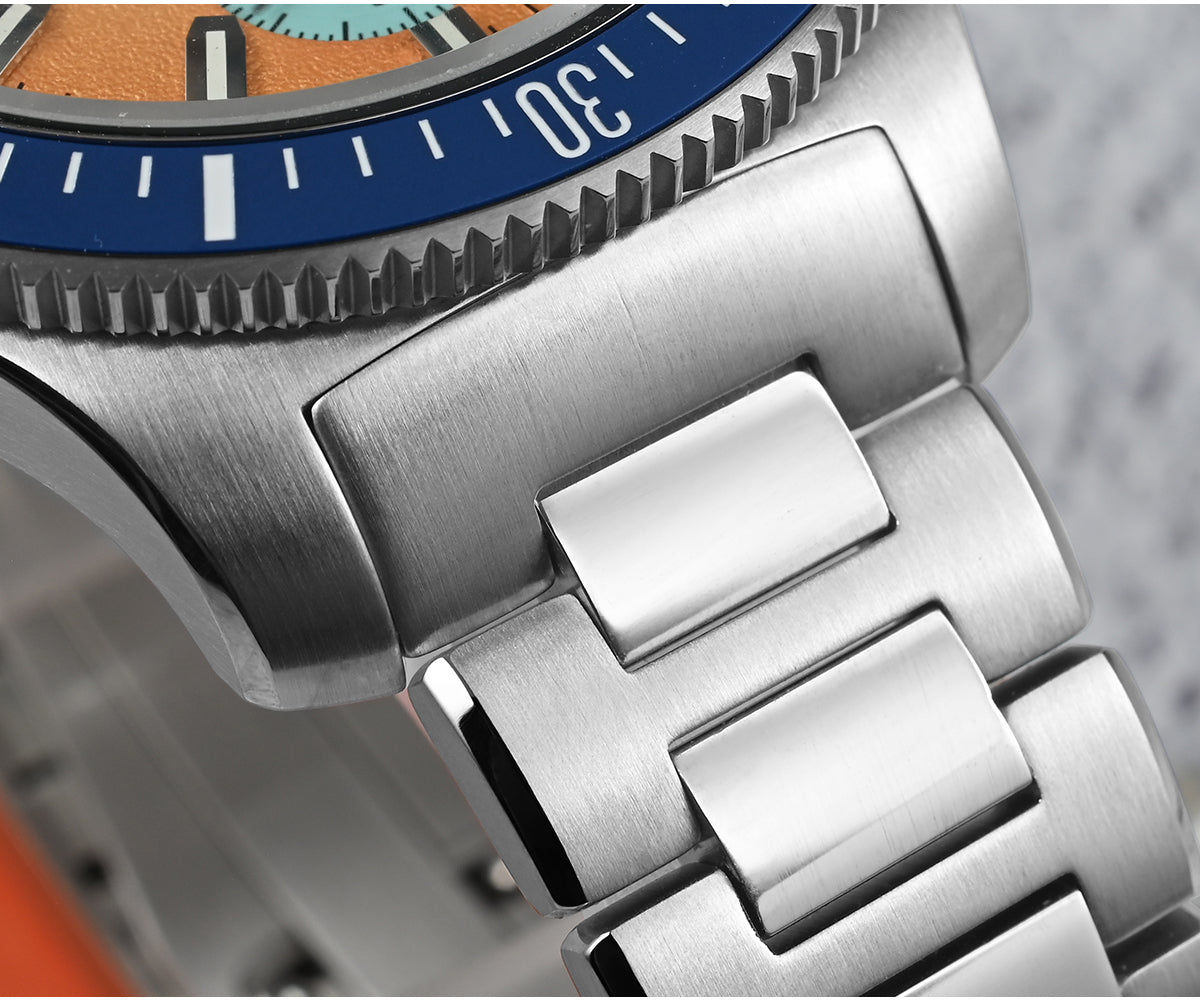 San Martin 40mm Chronograph Watch Peacock SL-4801 Automatic Movement SN0118G-JS