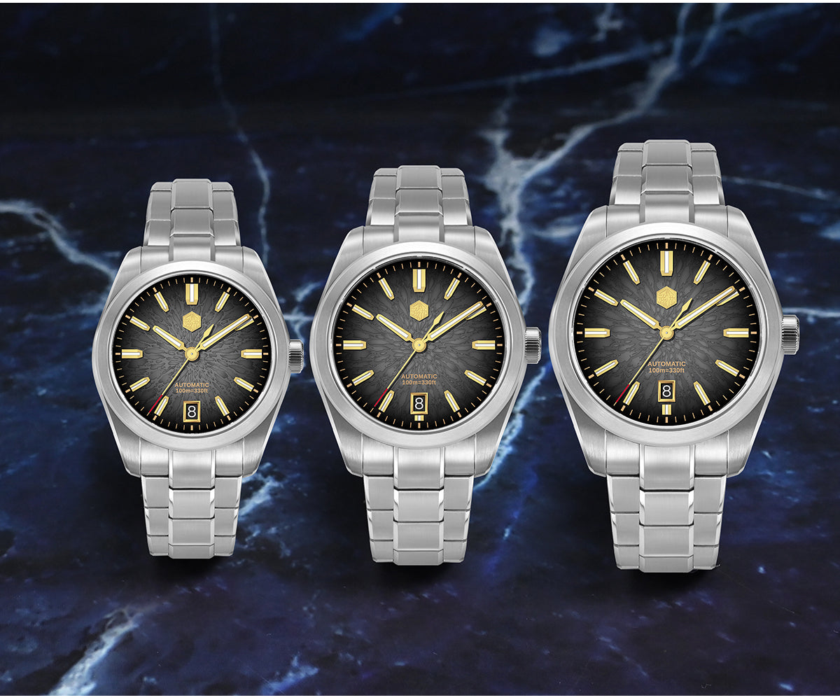 San Martin 36/39/42mm SN0144 JianZhan Dial Miyota 9015 Original Design Watches