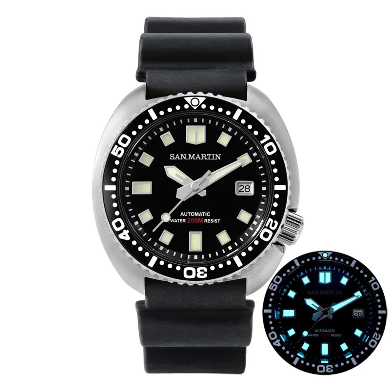 San Martin diving watch 6309 abalone watch male SN057