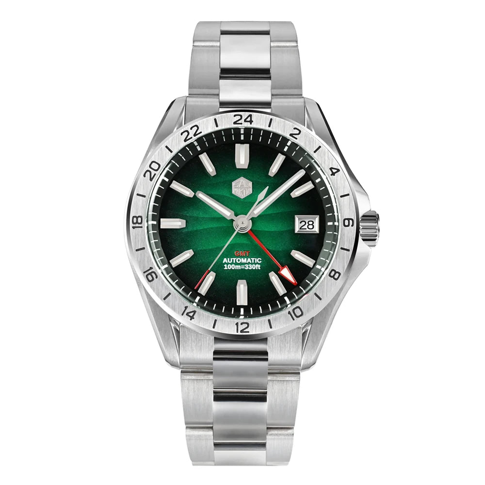 San Martin  New NH34 39mm GMT Watch SN0129