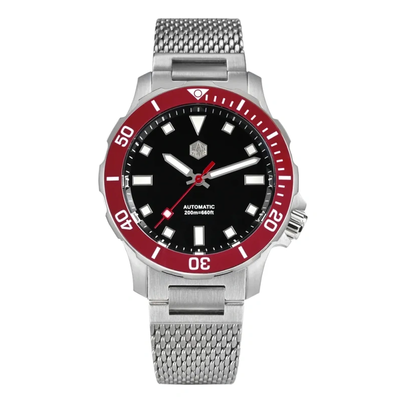 San Martin Original Design Divers Watch Milanese Bracelet SN085G-B