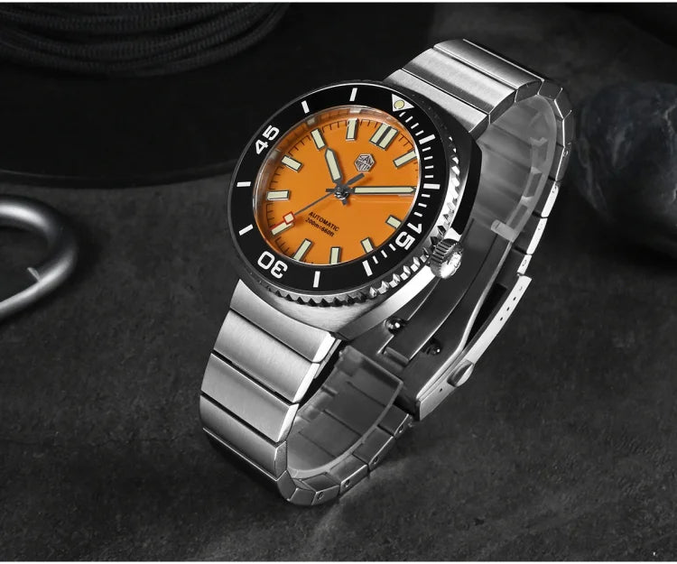 San Martin 40.5mm Men Watches Retro Dive Watch SN045