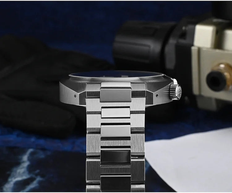 San Martin 42mm Compressor Diver Watch SN0066