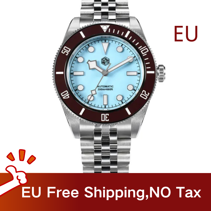 ★EU warehouse★San Martin 40mm BB58 Automatic Watcth SN0128