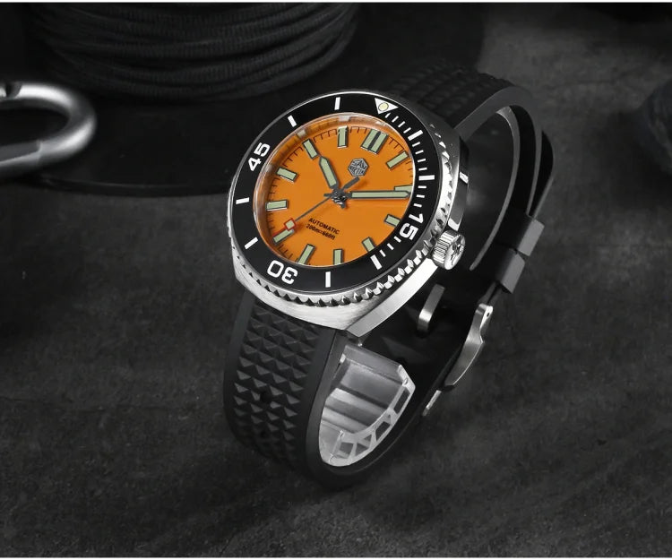 San Martin 40.5mm Men Watches Retro Dive Watch SN045