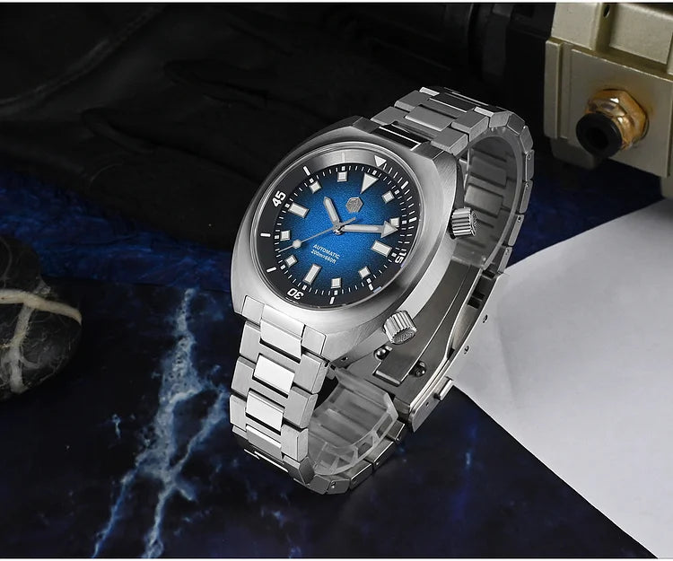 San Martin 42mm Compressor Diver Watch SN0066
