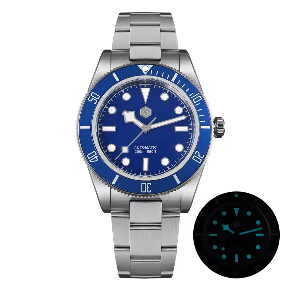 San Martin 40mm Retro Men Diver Watch NH35 Mechanical SN0008