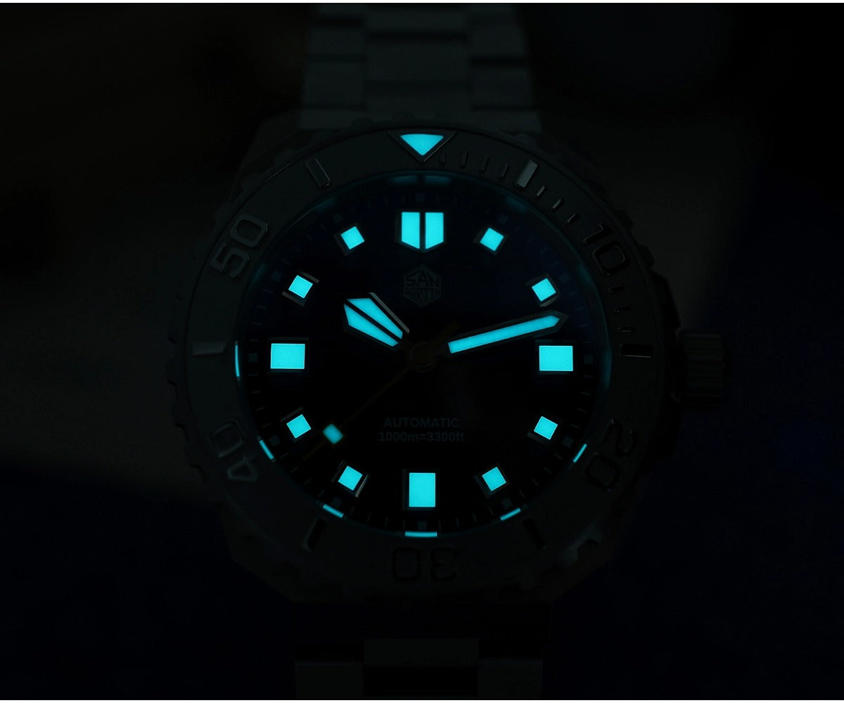 San Martin 1000m Deep Waterproof 43mm Men Diver Watch SN0147