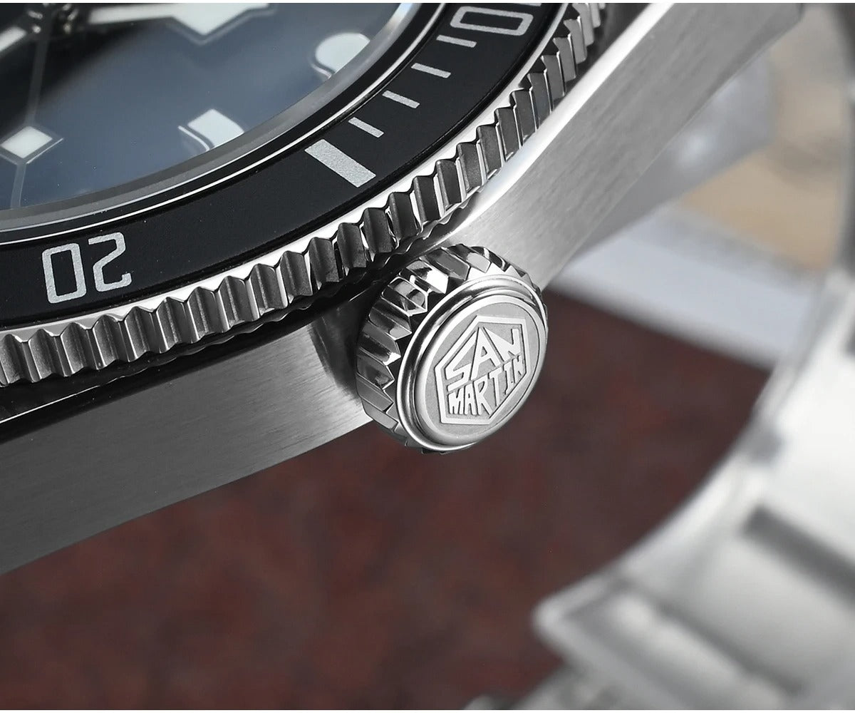 San Martin 40mm Retro Men Diver Watch NH35 Mechanical SN0008