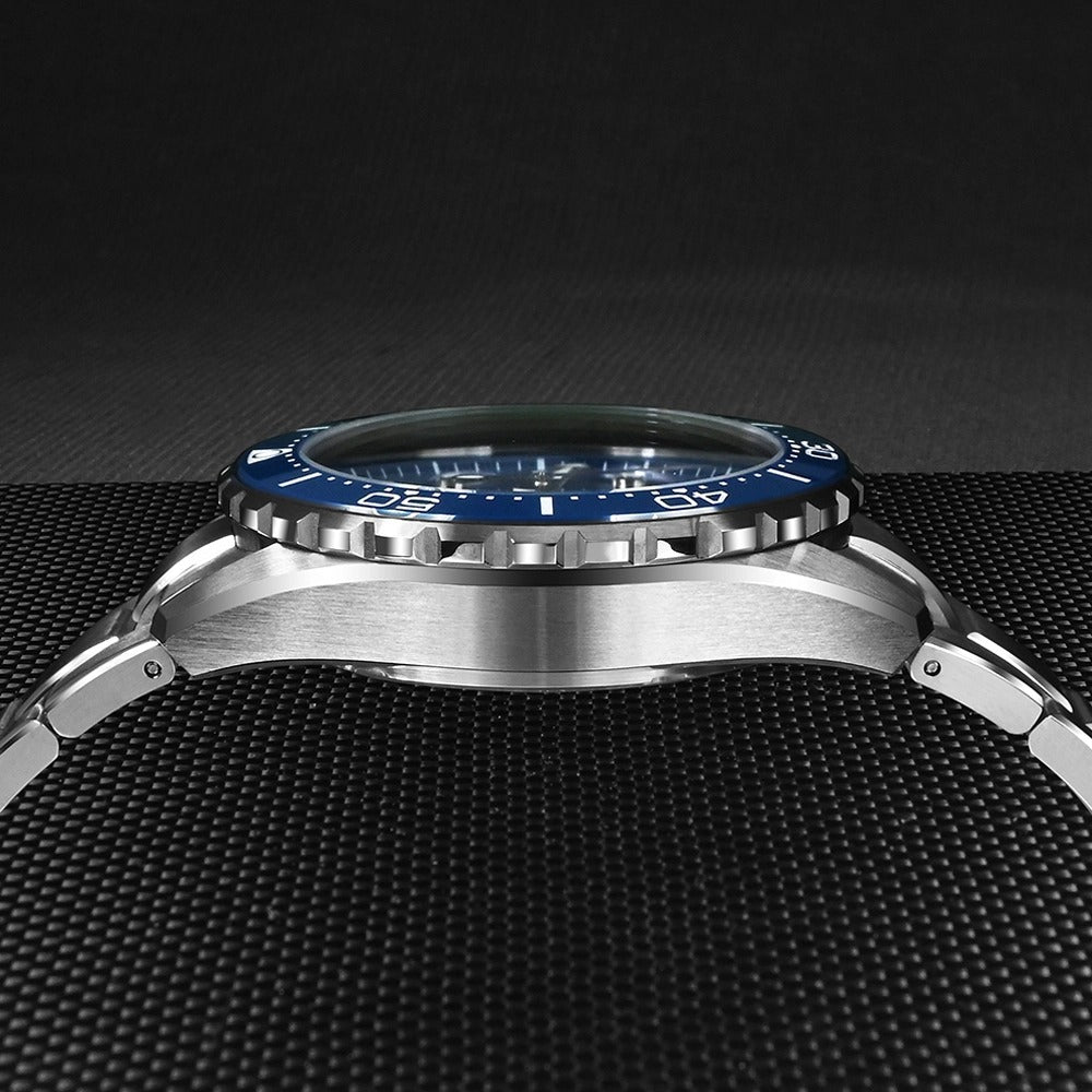 San Martin 40mm Diver 300m Men Watch ST2130 Automatic Mechanical SN0154