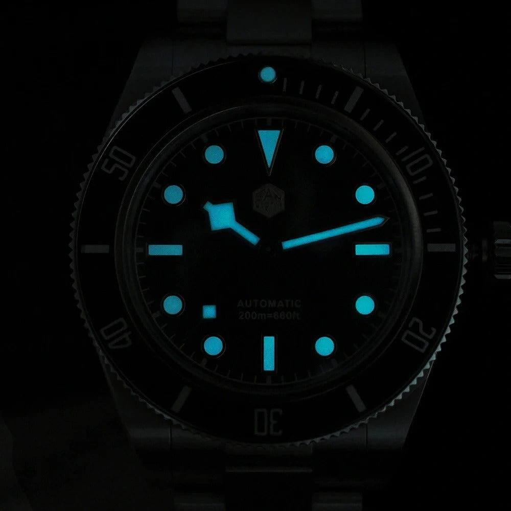 San Martin 40mm Retro Men Diver Watch NH35 Mechanical SN0008
