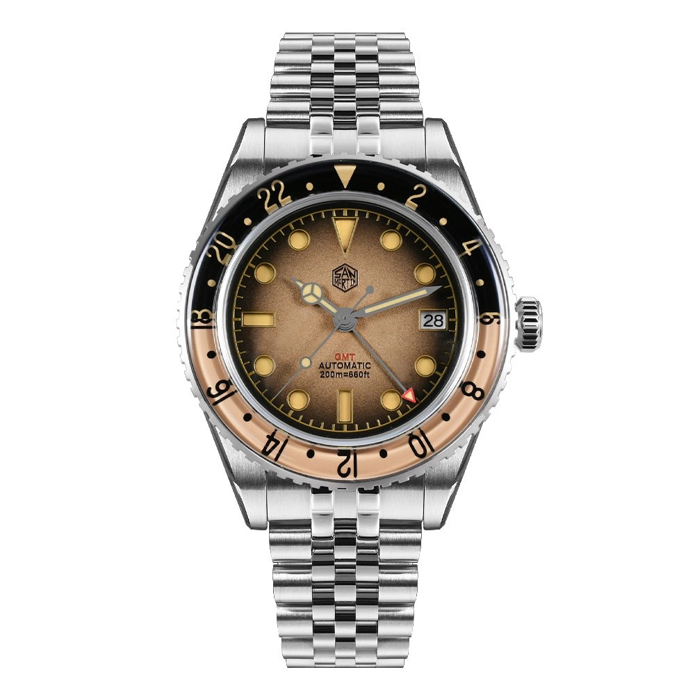 San Martin 40mm Retro NH34 GMT Watch SN0134