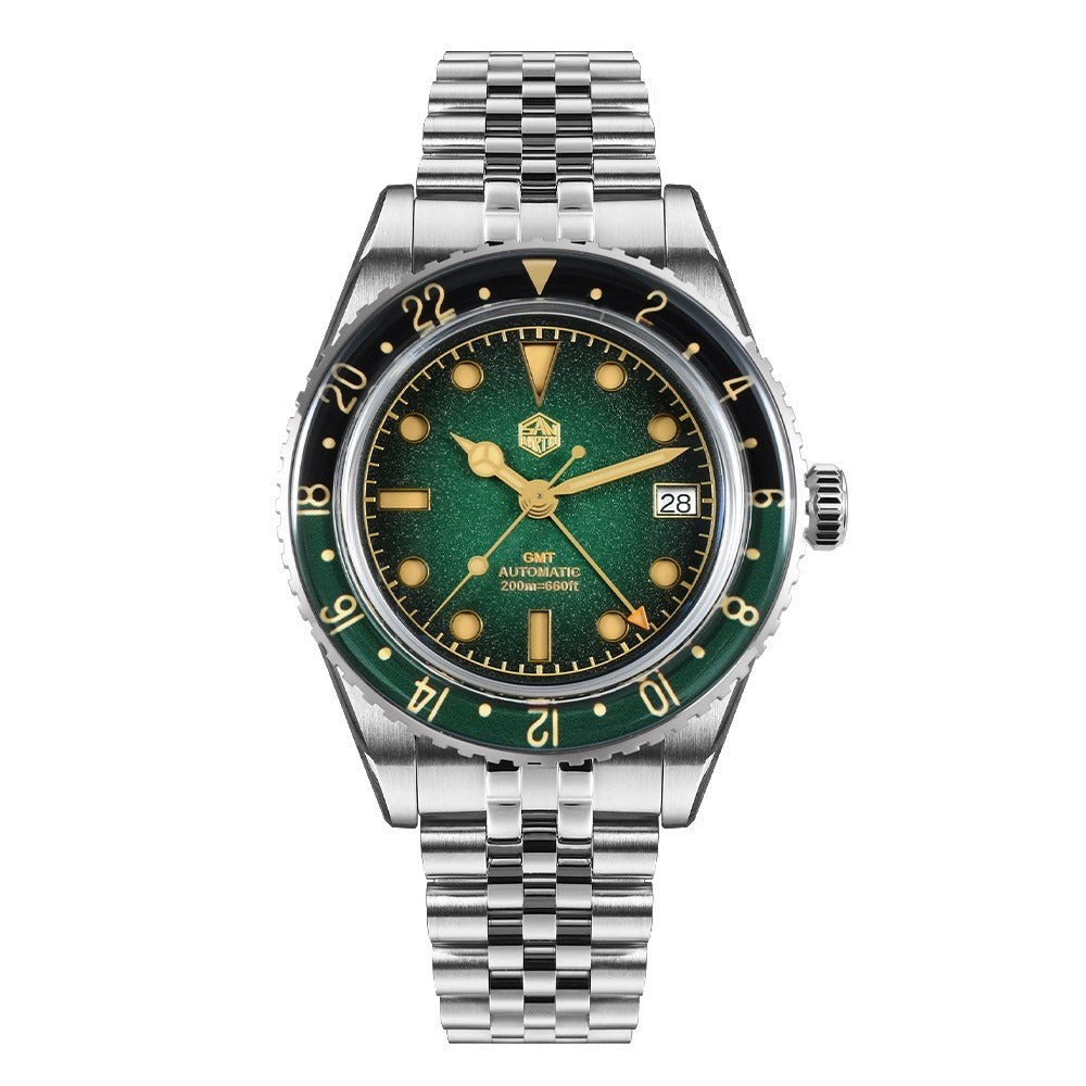 San Martin 40mm Retro NH34 GMT Watch SN0134