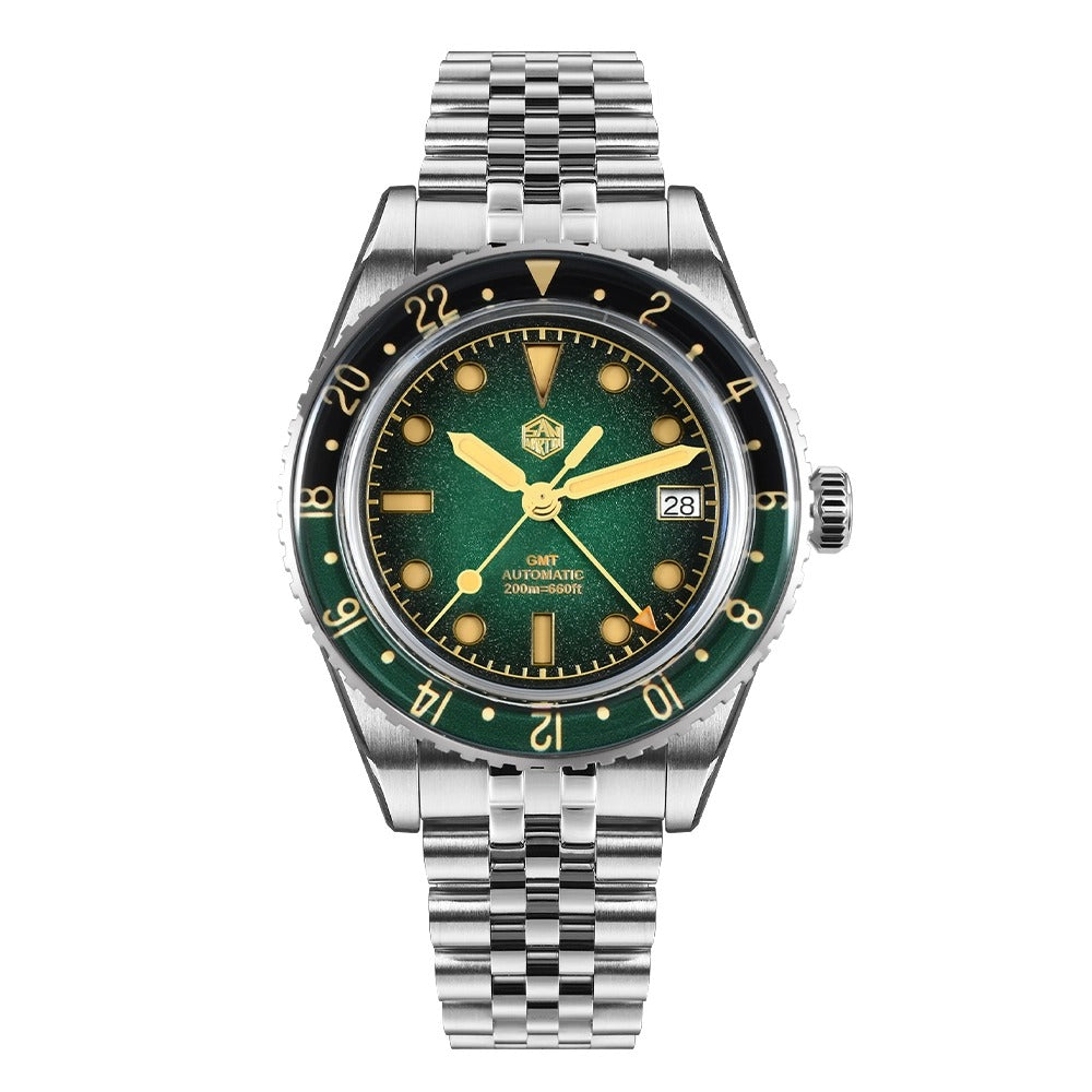San Martin 40mm Retro NH34 GMT Watch SN0134
