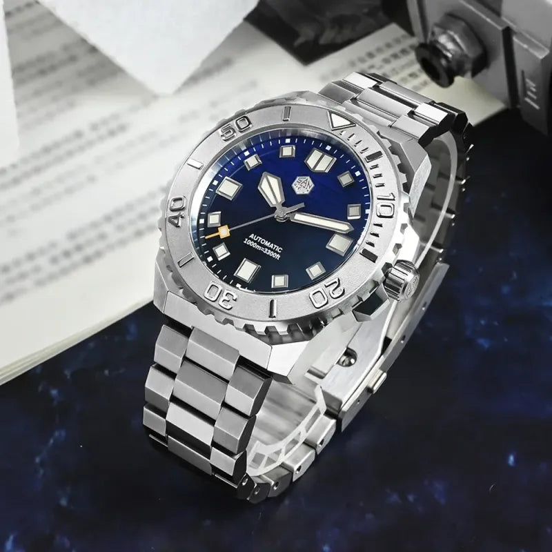 San Martin 1000m Deep Waterproof 43mm Men Diver Watch SN0147