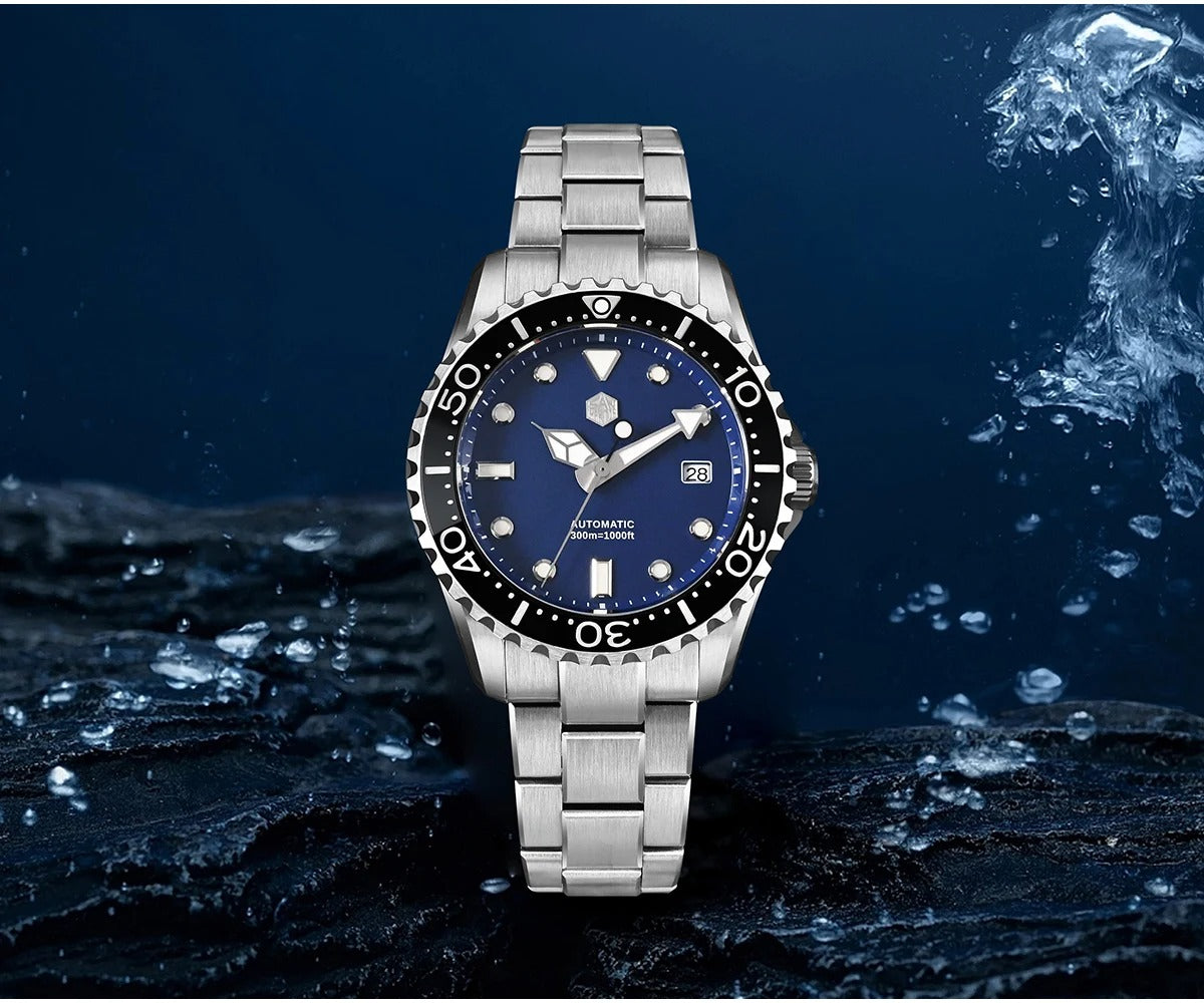 ★US Warehouse★San Martin New 40mm Men's Diving Watch SN0009D