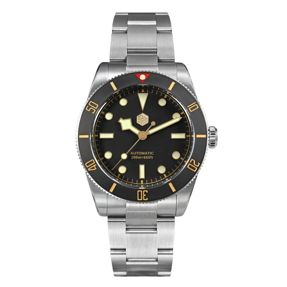 San Martin New 37mm BB54 Vintage Diver Watch SN0138G