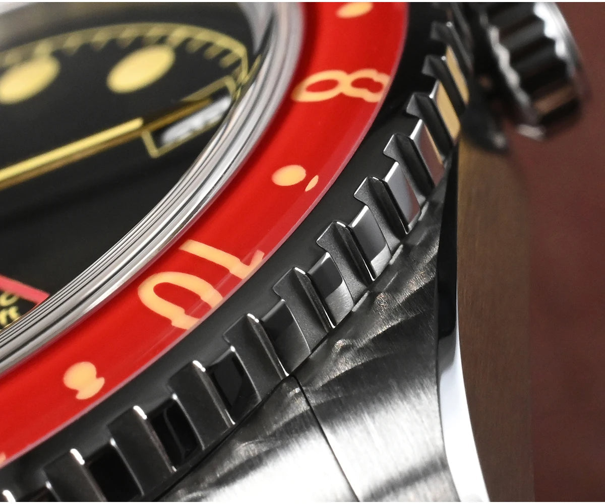 San Martin Vintage NH34 GMT Watch SN005-B1
