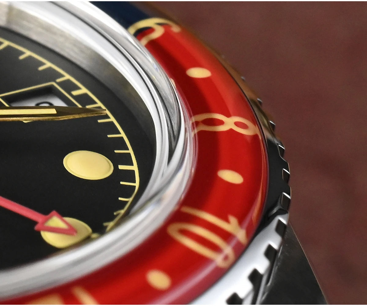 San Martin Vintage NH34 GMT Watch SN005-B1