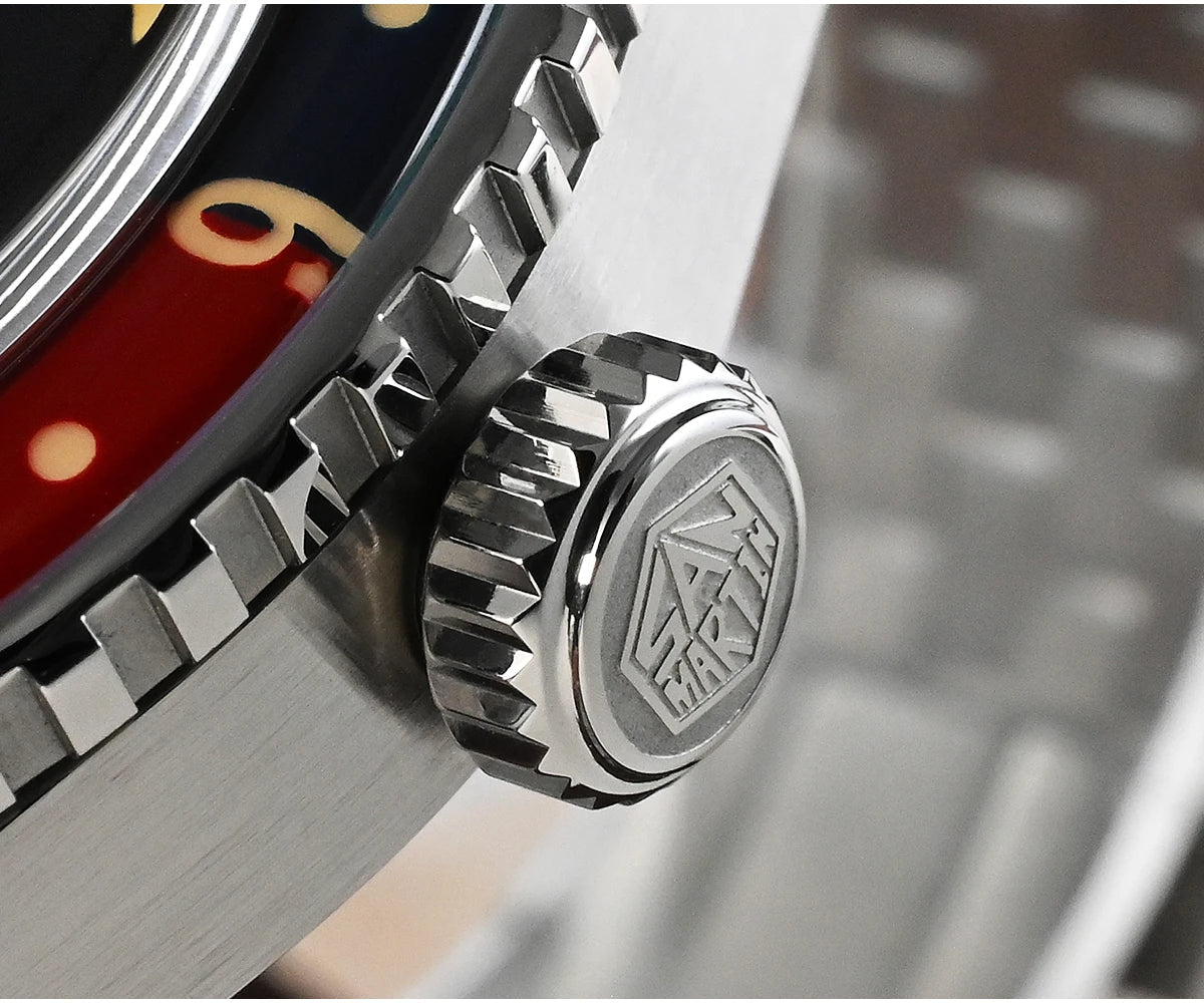 San Martin Vintage NH34 GMT Watch SN005-B1