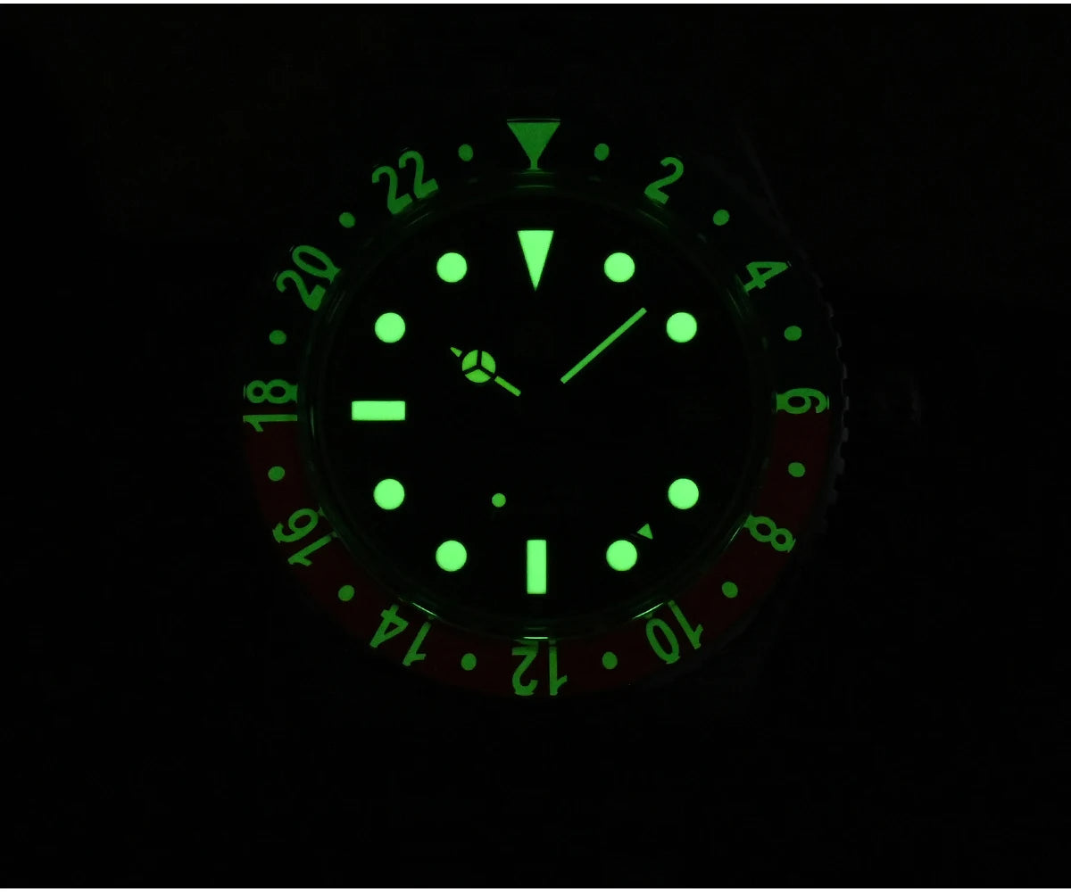 San Martin Vintage NH34 GMT Watch SN005-B1