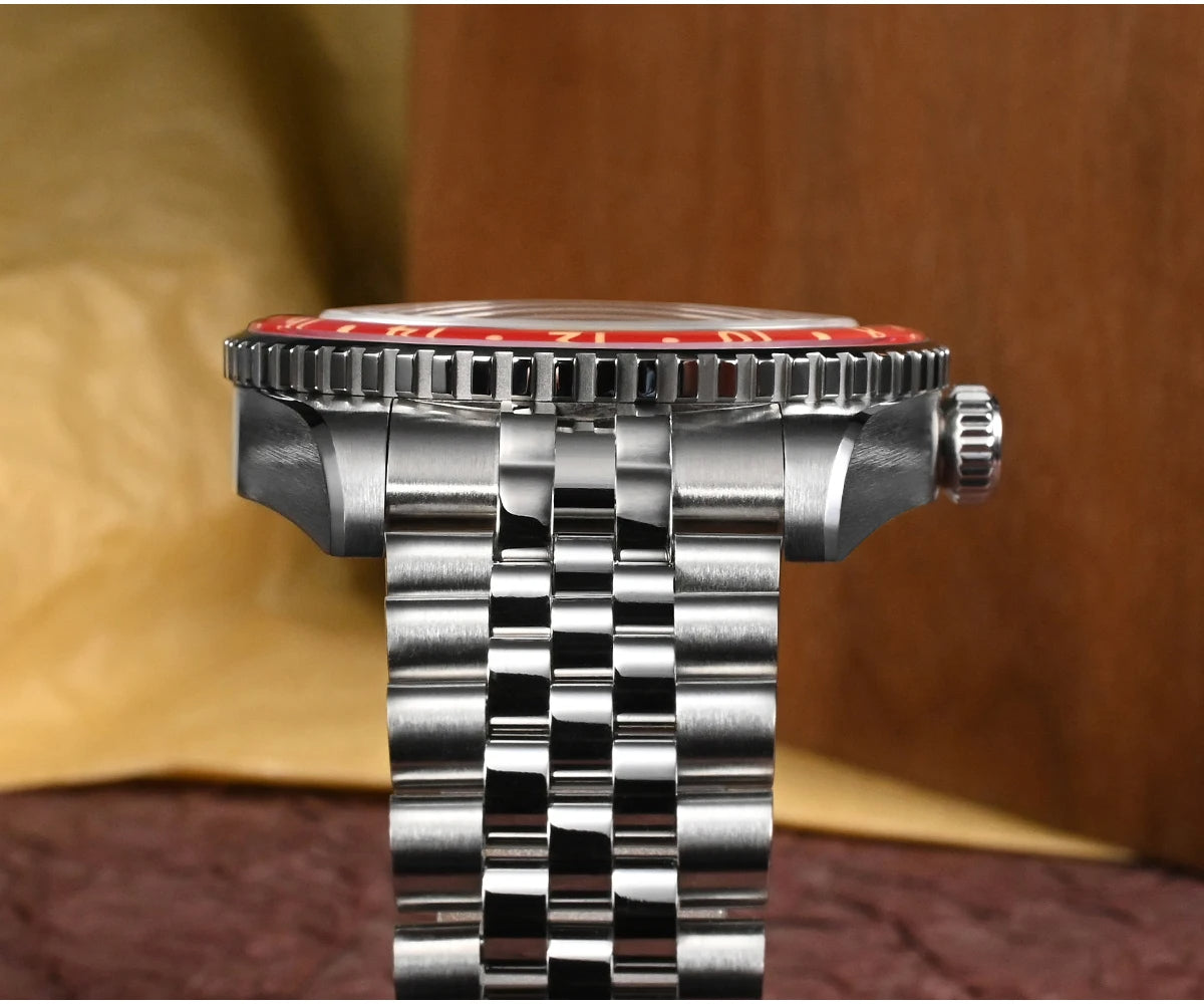 San Martin Vintage NH34 GMT Watch SN005-B1