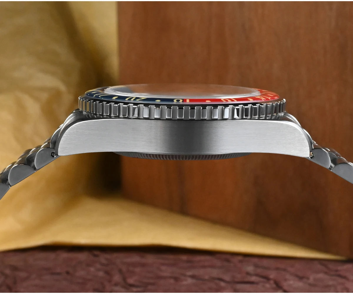 San Martin Vintage NH34 GMT Watch SN005-B1