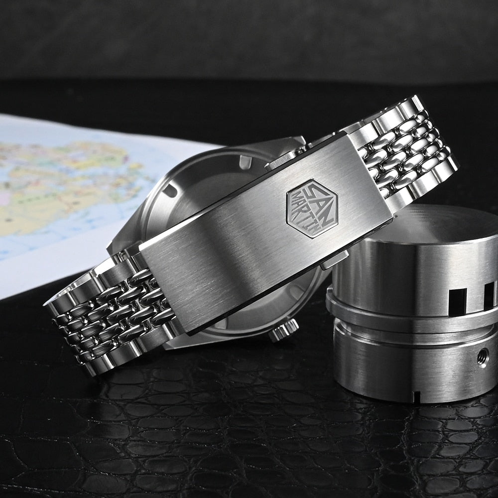 San Martin World Timer NH34 GMT Watch SN0116-G2