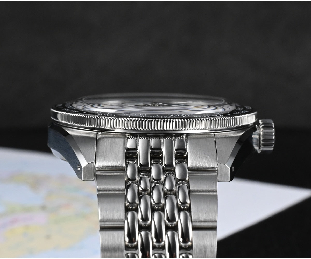 San Martin World Timer NH34 GMT Watch SN0116-G2