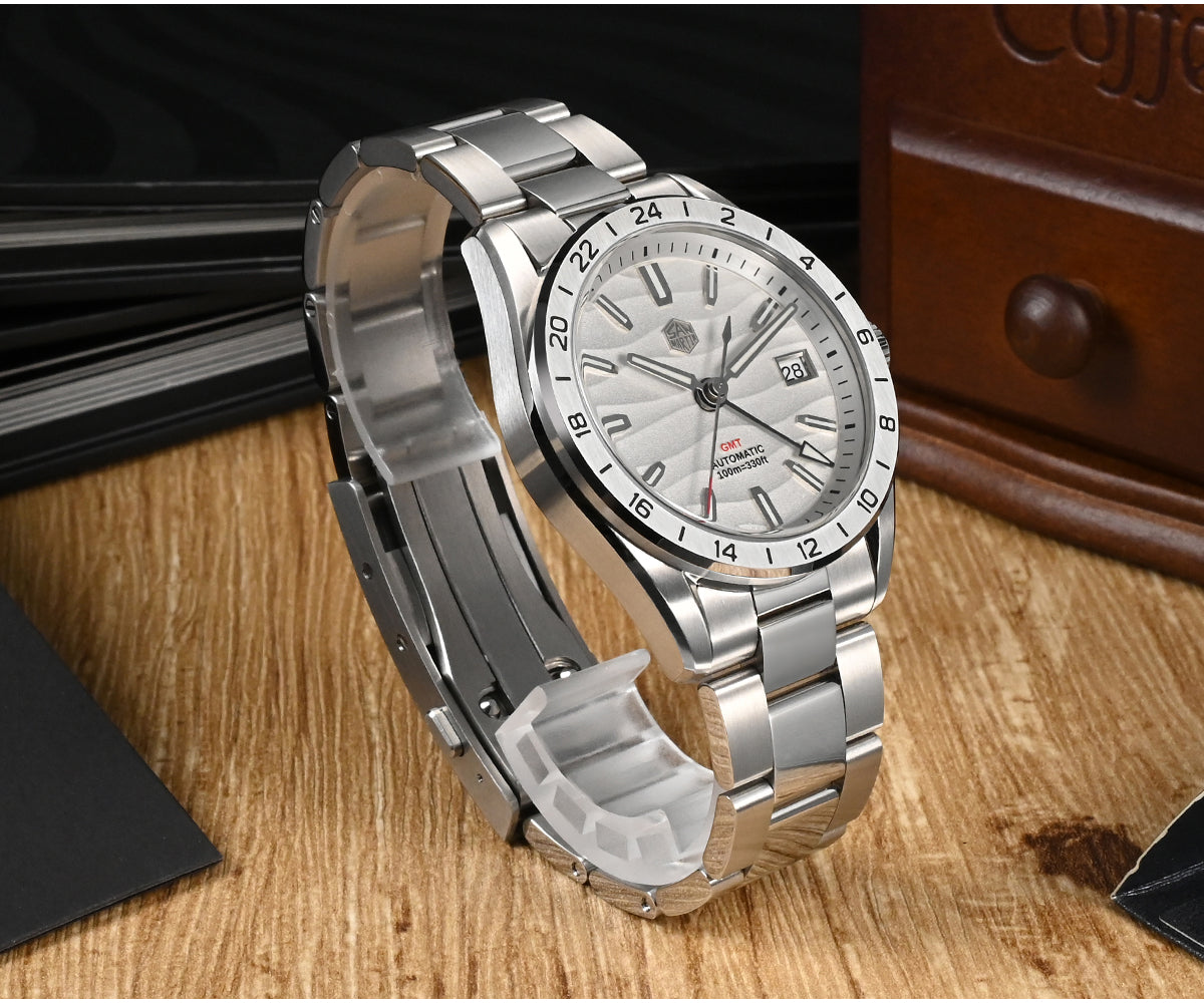 San Martin  New NH34 39mm GMT Watch SN0129