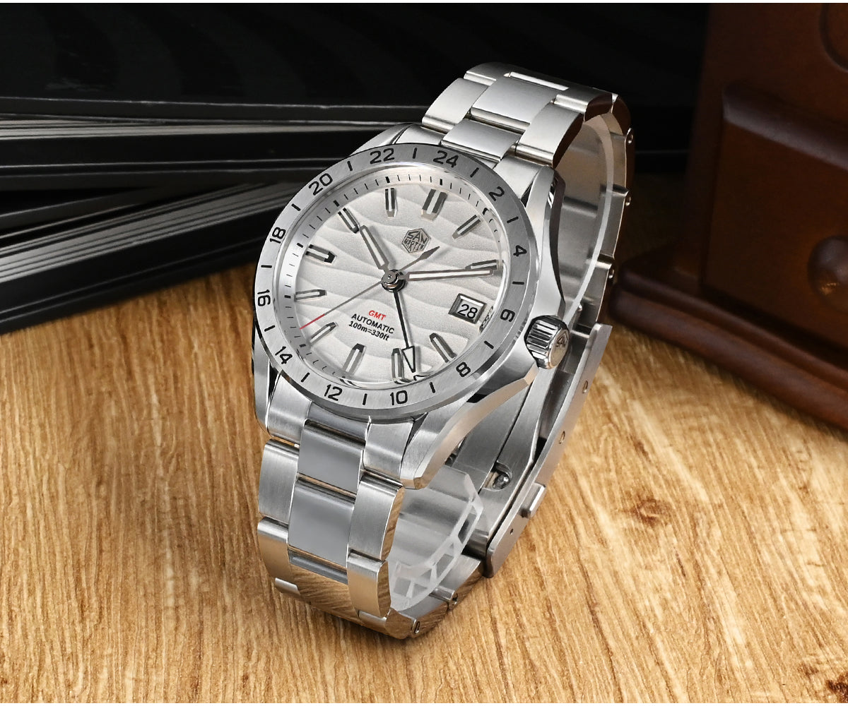 San Martin  New NH34 39mm GMT Watch SN0129
