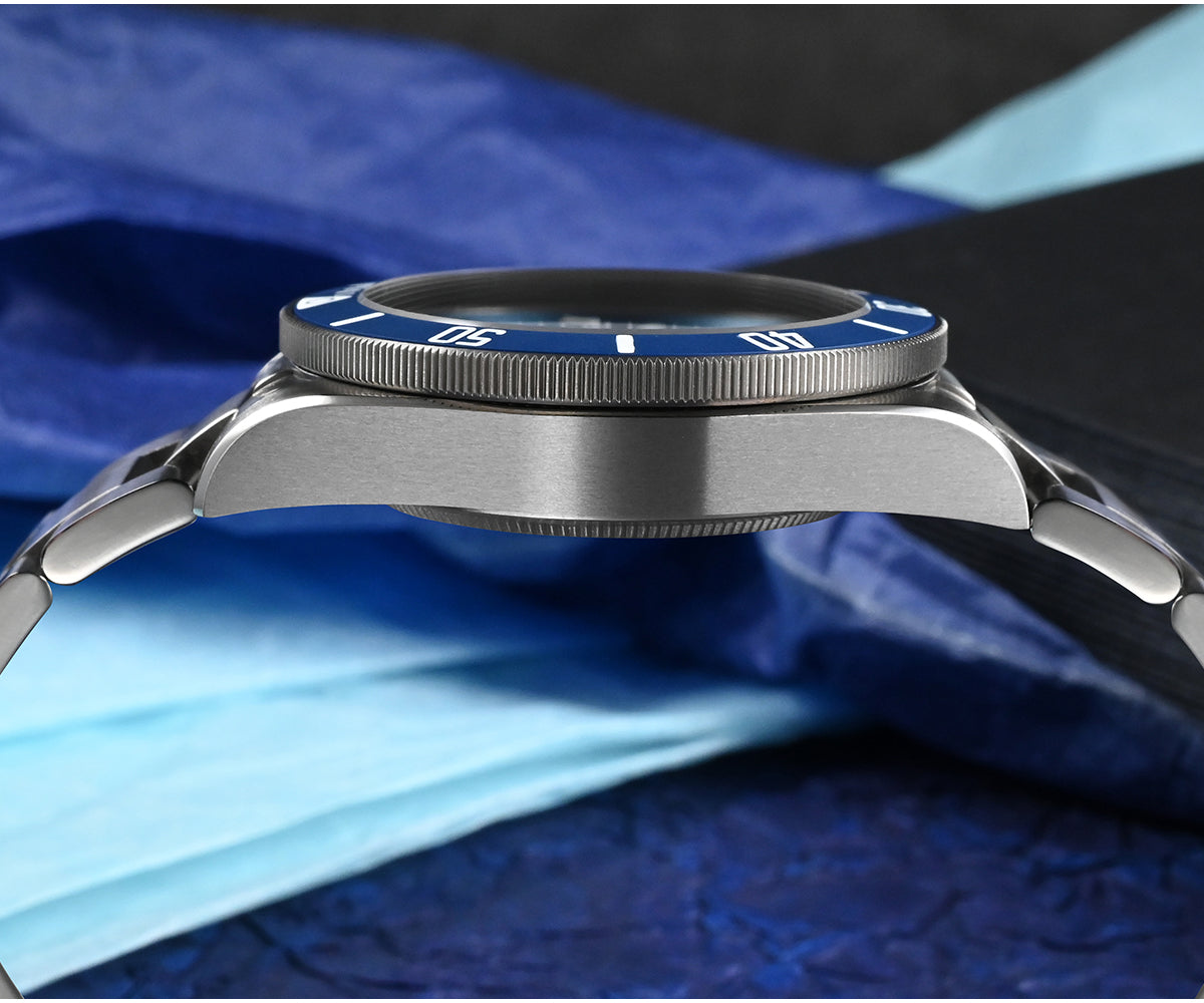 Watchdives x San Martin Titanium 39mm Dive Watch SN0121T-GB - Simple Chapter Ring