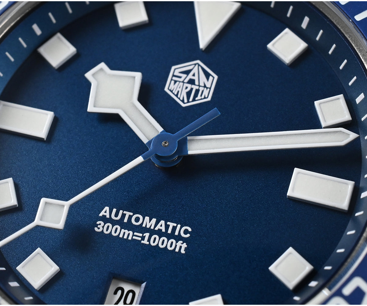 Watchdives x San Martin Titanium 39mm Dive Watch SN0121T-GB - Simple Chapter Ring