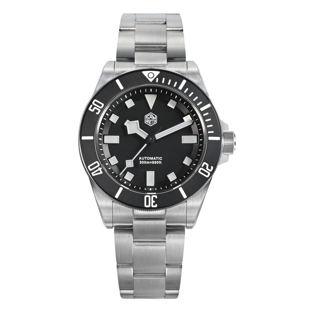Watchdives x San Martin Classic 39mm Automatic Dive Watch SN0121G