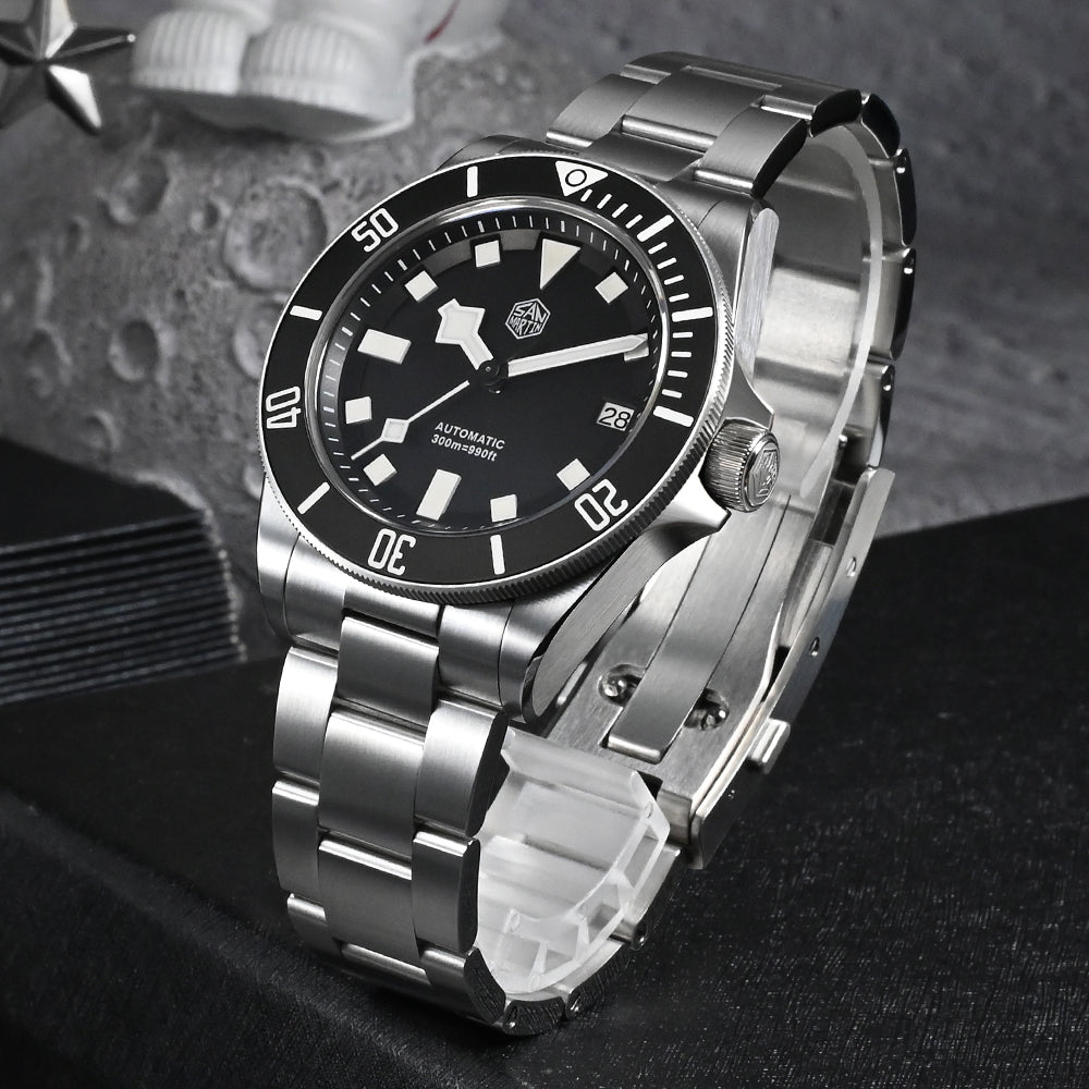 Watchdives x San Martin Classic 39mm Automatic Dive Watch SN0121G