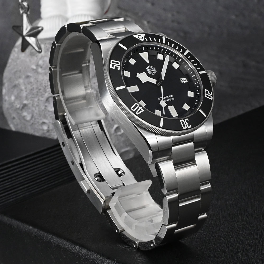 Watchdives x San Martin Classic 39mm Automatic Dive Watch SN0121G