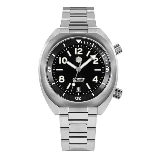 San Martin Bidirectional Turn Chapter Ring Dive Watch SN0066G