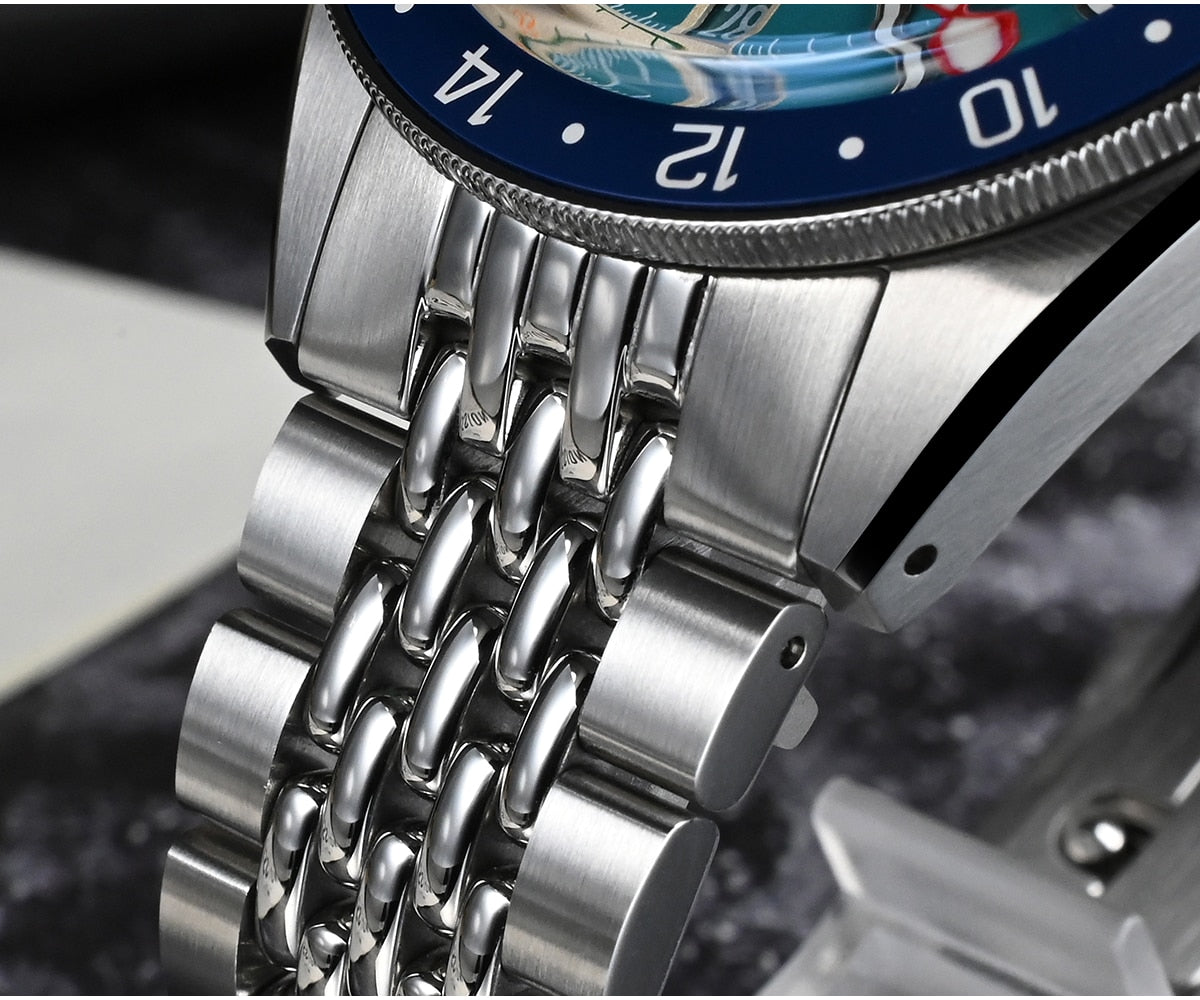 San Martin Original Design NH34 39.5mm GMT Watch SN0116