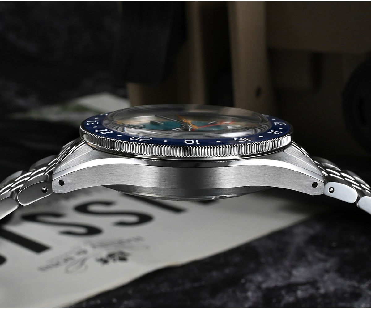 San Martin Original Design NH34 39.5mm GMT Watch SN0116
